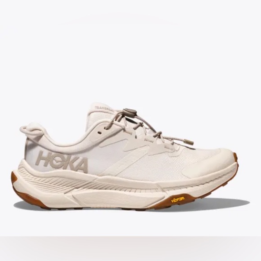 Hoka Transport in Eggnog size 8